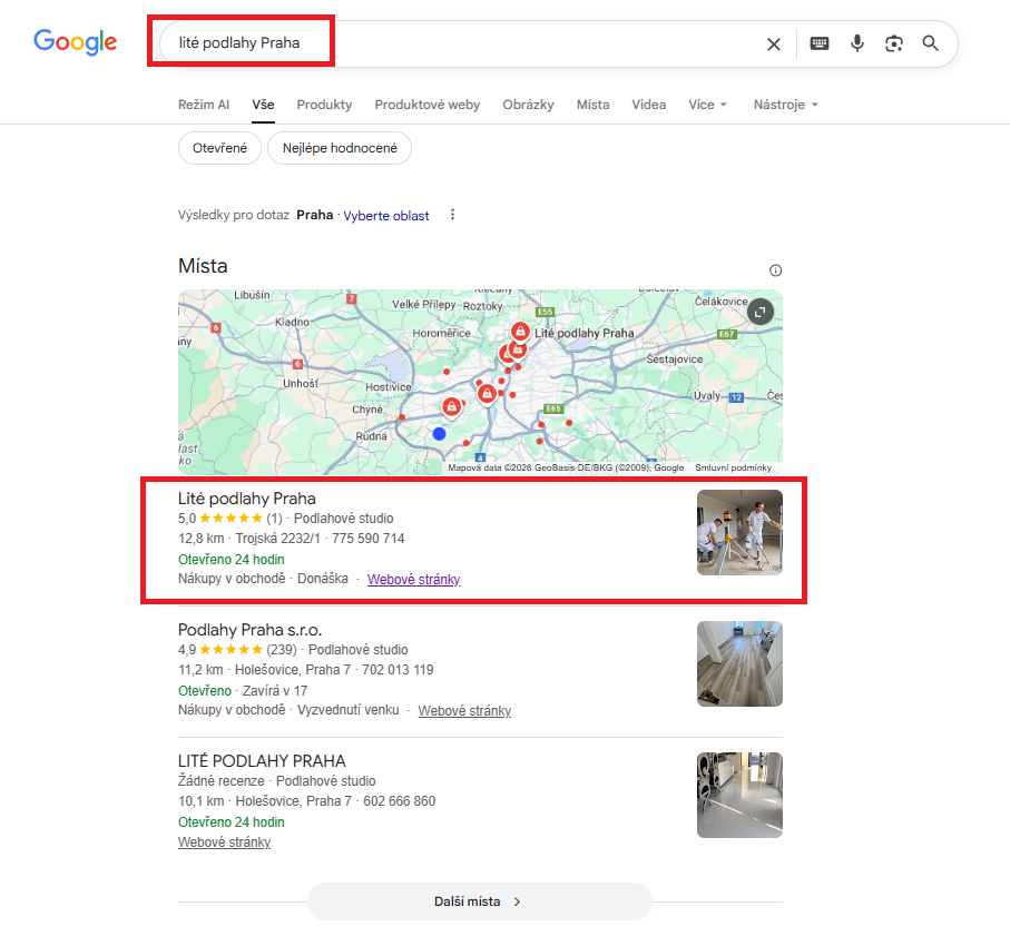 Lite podlahy Praha GMB